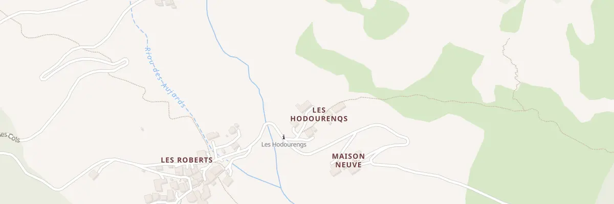 Plan du 5298 Les Hodourenqs à Freissinières