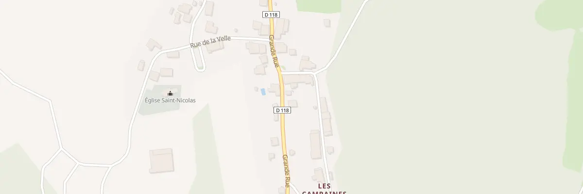 Plan du 5022 Au Village à Accolans