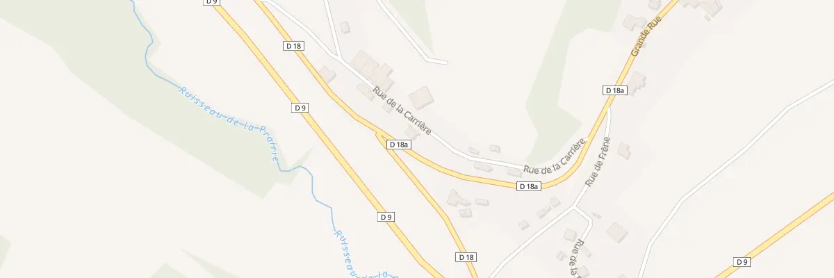 Plan du 1 Rue Grande Rue à Belles-Fontaines