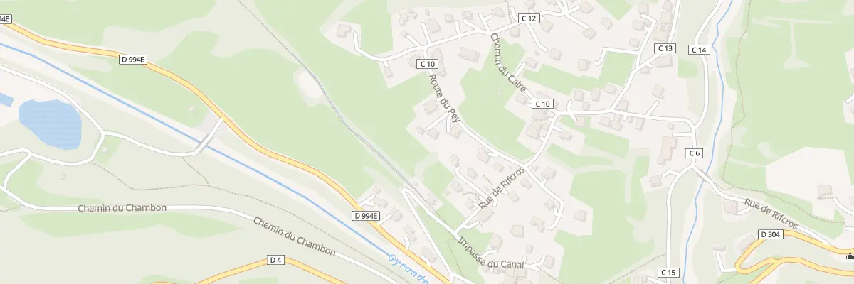 Plan du 107 Rte du Pey aux Vigneaux