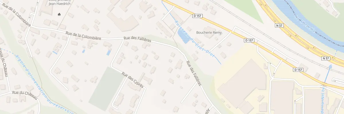 Plan du 7 Rue des Fallières à Arches