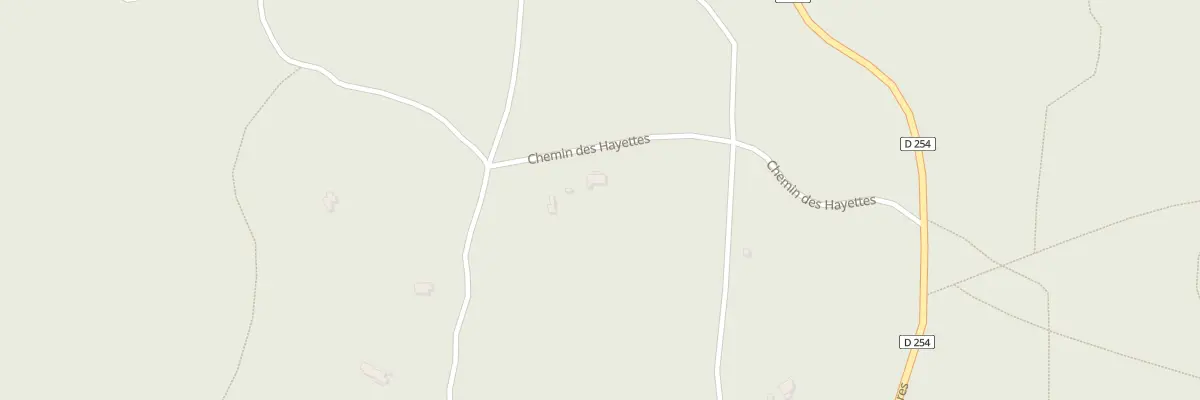 Plan du 303 Rte Chemin des Hayettes à La Motte