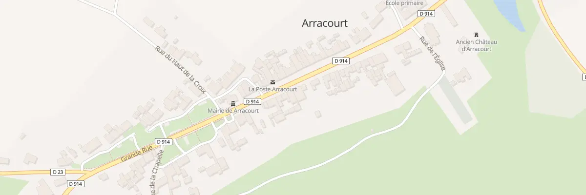 Plan du 35 Grande Rue à Arracourt