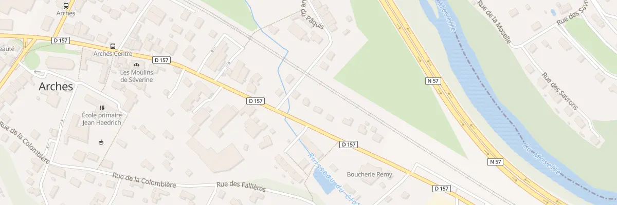 Plan du 33 Rte de Remiremont à Arches