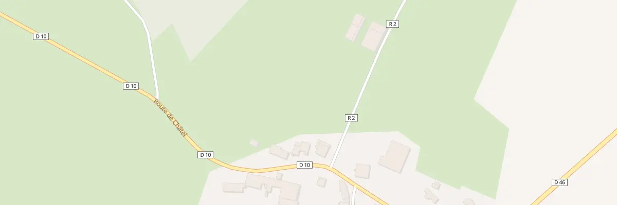 Plan du 336 Rte de Chatel à Sercœur