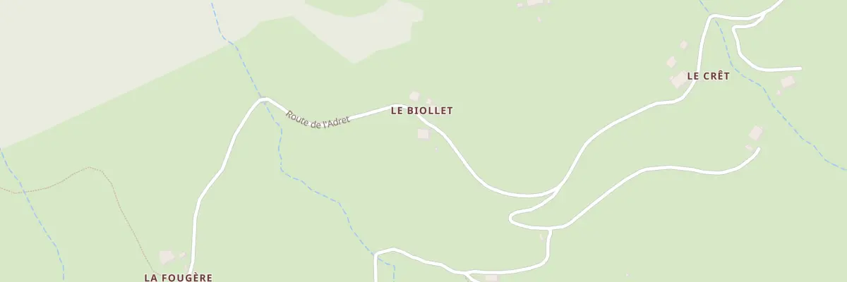 Plan du 2223 Rte de l’Adret à Flumet