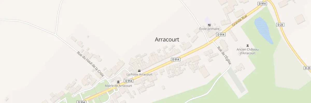 Plan du 30 Grande Rue à Arracourt