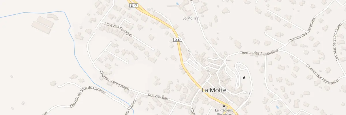 Plan du 29 Av Frédèric Mistral à La Motte