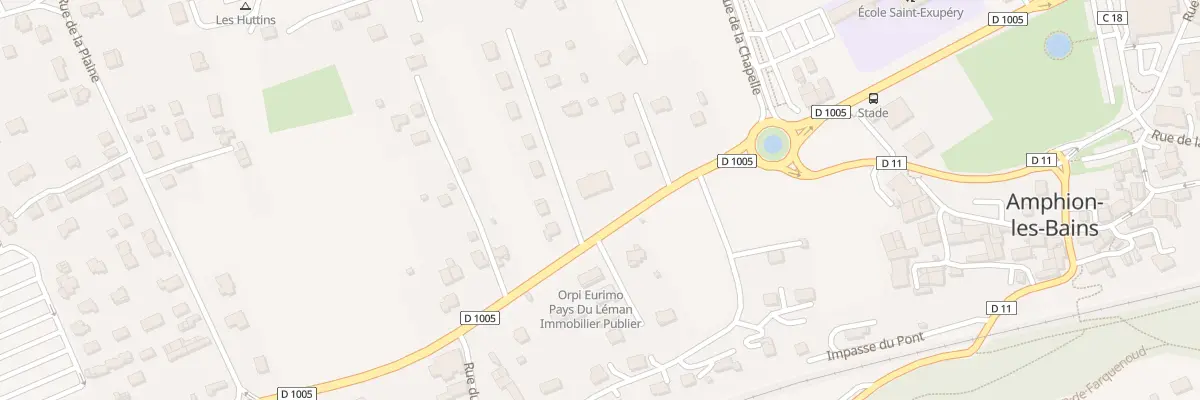 Plan du 407J Av de la Rive à Publier