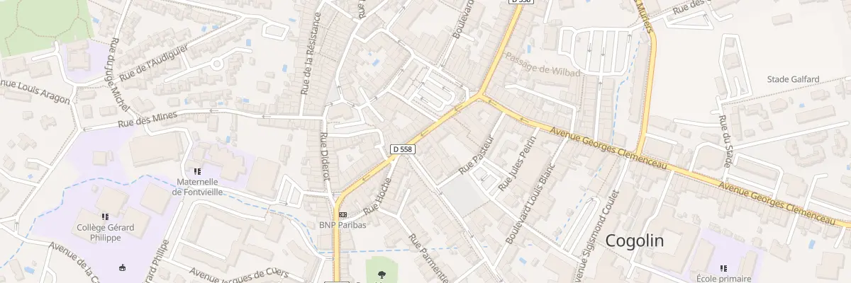 Plan du 7 Rue Gambetta à Cogolin