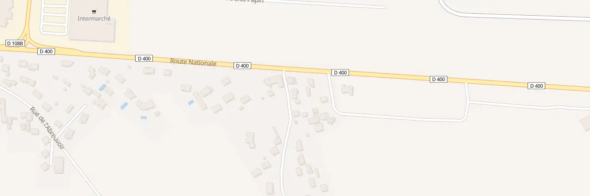 Plan de la Rue de la Fourasse à Chanteheux