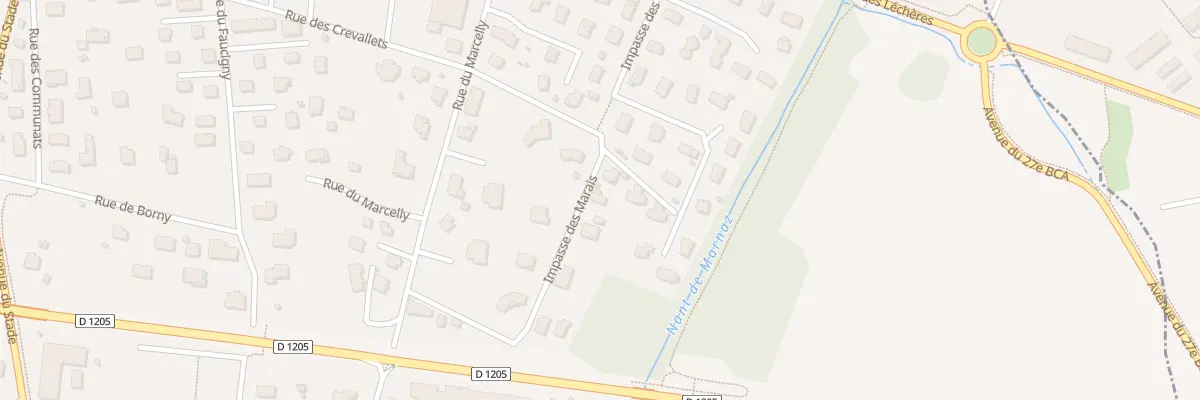 Plan du 229 Imp du Marais à Marnaz