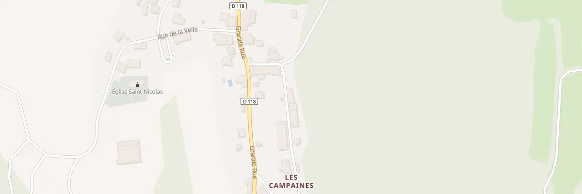 Plan du 3 Rue des Campaines à Accolans