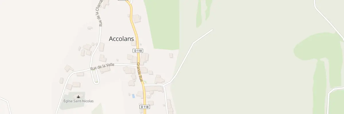 Plan du 5047 Vertoillot à Accolans
