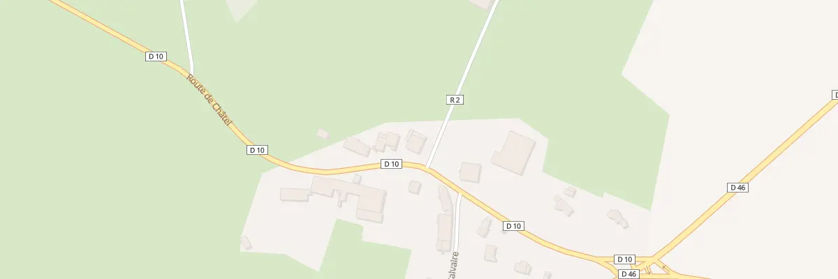 Plan du 286 Rte de Chatel à Sercœur