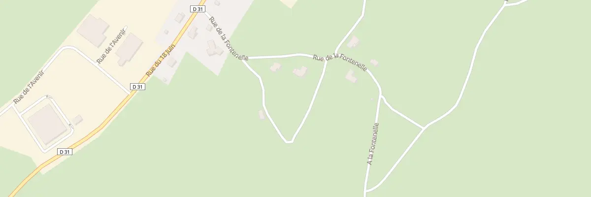 Plan du 6 Rue de la Fontenelle à Pierrefontaine-les-Varans