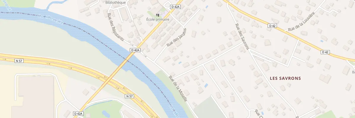 Plan du 83 Rue de la Moselle à Archettes