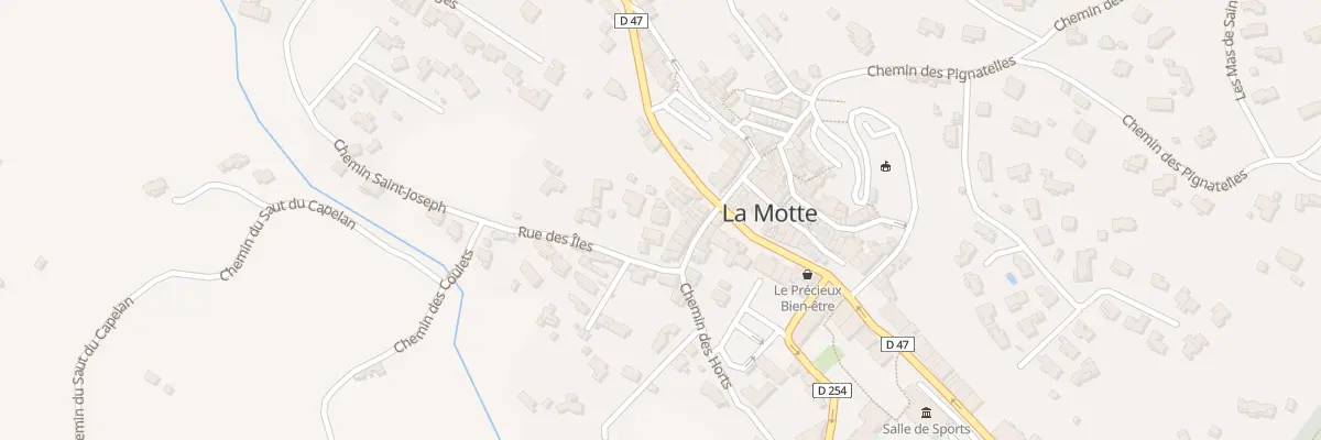 Plan du 23 Rue des Iles à La Motte