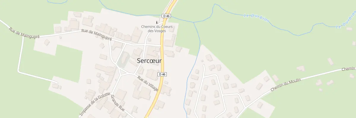 Plan du 403 Rte d’Epinal à Sercœur