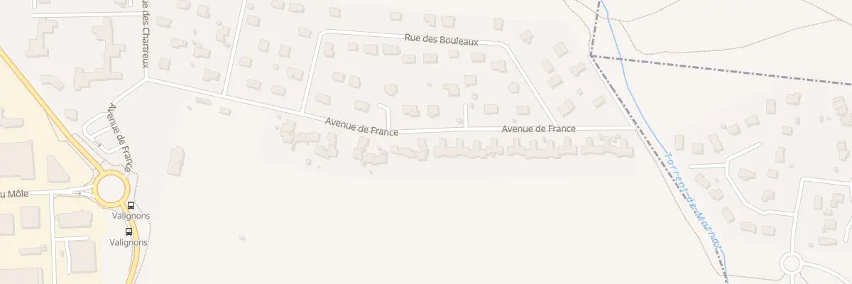 Plan du 431 Av de France à Marnaz