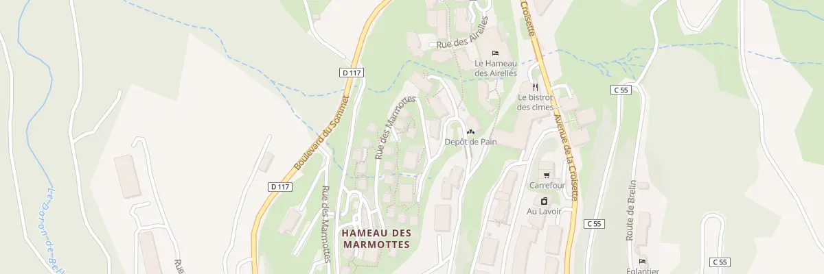Plan du 6143 Res Hameau des Marmottes aux Belleville