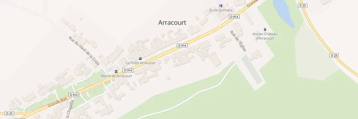 Plan du 29 Grande Rue à Arracourt