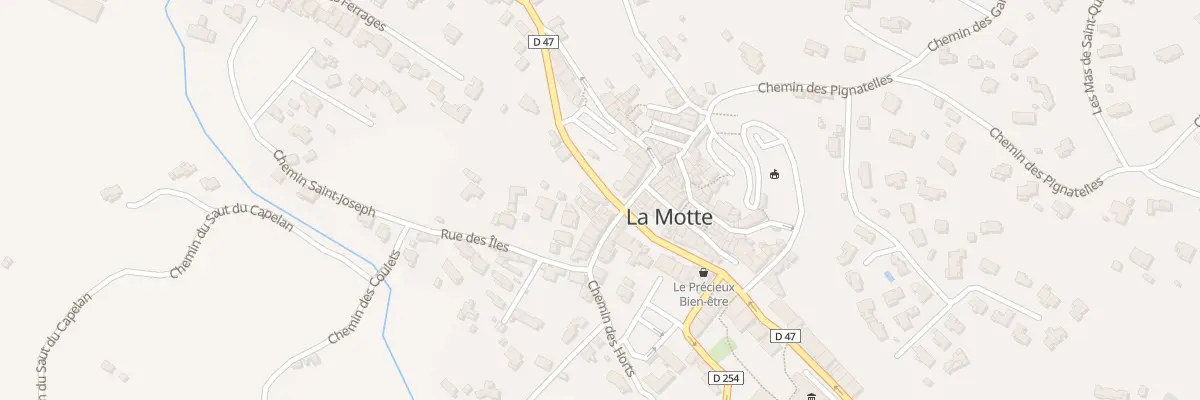 Plan du 21 Av Frédèric Mistral à La Motte