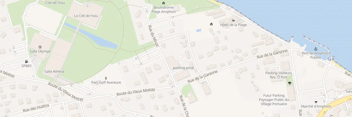 Plan du 60 Rue du Miroir à Publier