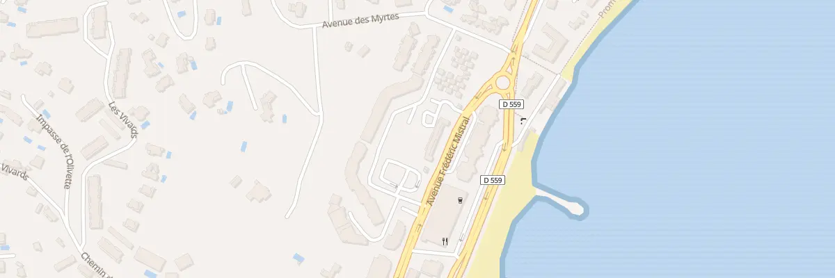 Plan du 733 Av Frédéric Mistral à Cavalaire-sur-Mer