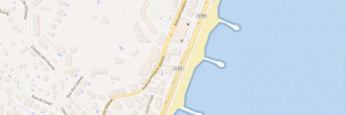 Plan du 580 Av Frédéric Mistral à Cavalaire-sur-Mer