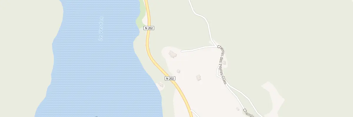 Plan du 405 Che des Peyres-Gües à Saint-Julien-du-Verdon