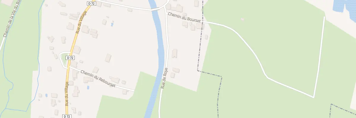 Plan du 5 Rte de ROYE à Froideterre