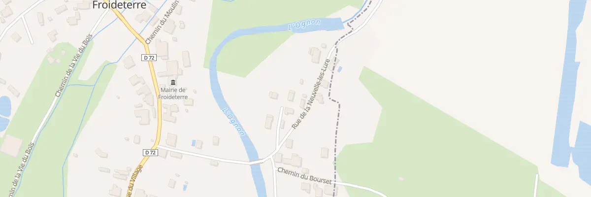Plan du 6 Rte de la Neuvelle à Froideterre