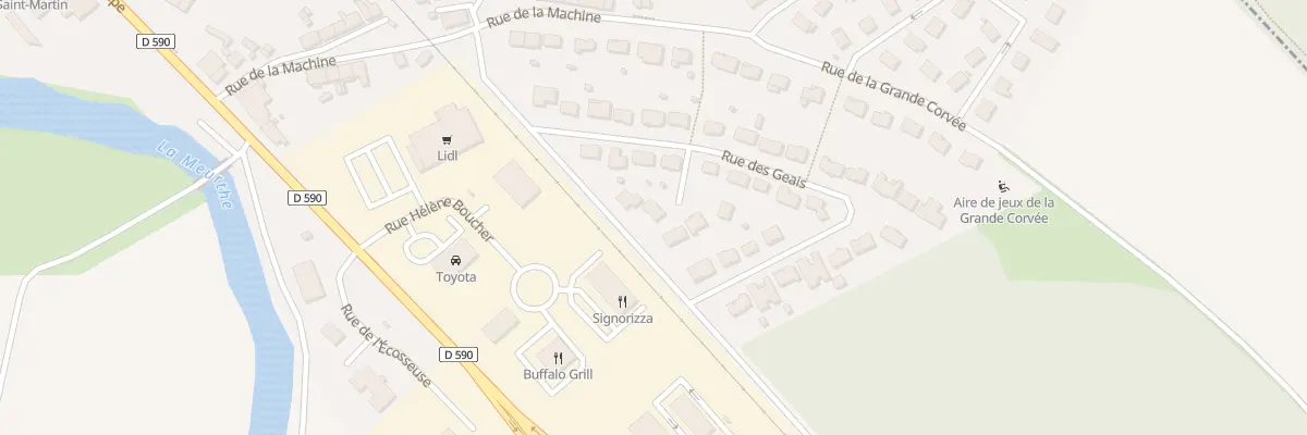 Plan du 12 Rue des Geais à Moncel-lès-Lunéville
