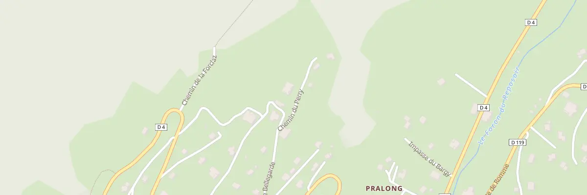 Plan du 260 Mte de Bellegarde au Reposoir