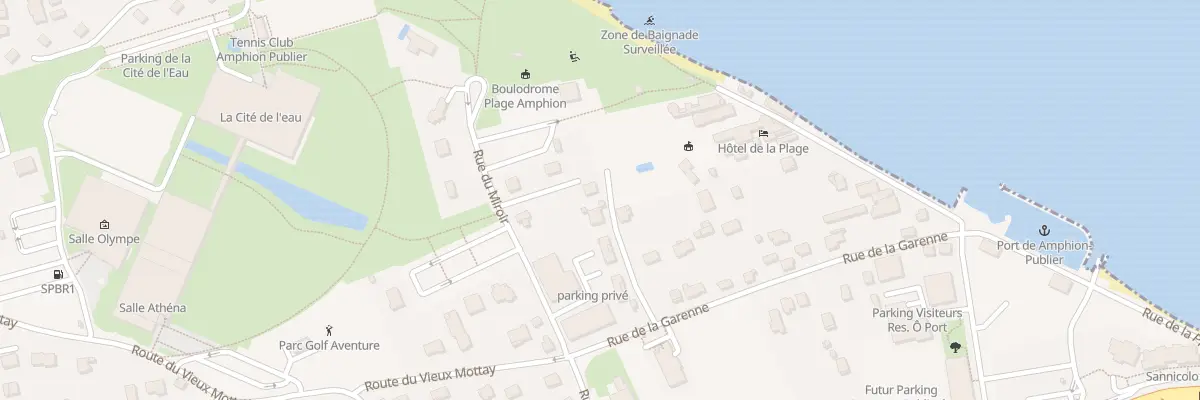 Plan du 138B Rue du Miroir à Publier