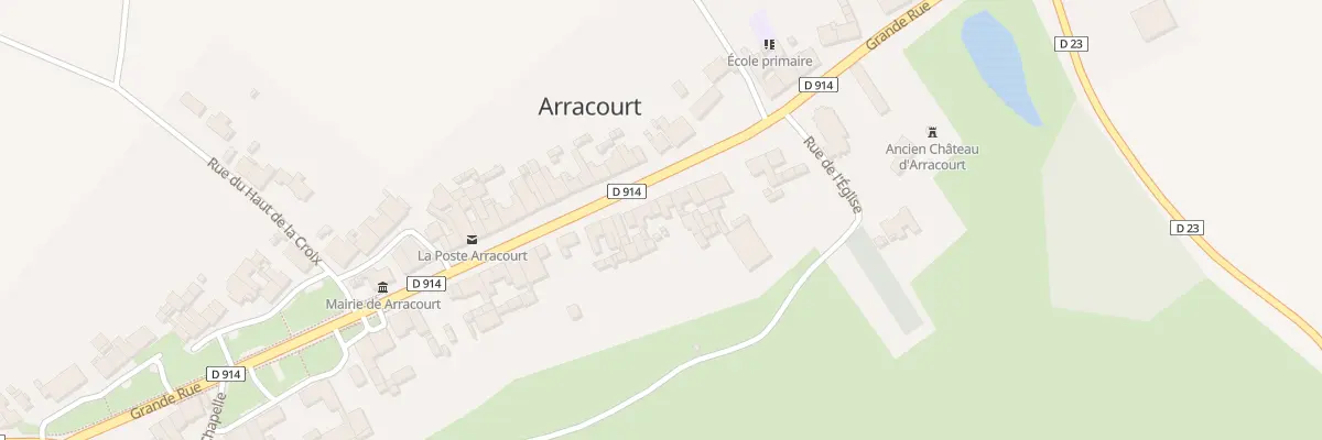 Plan du 21 Grande Rue à Arracourt