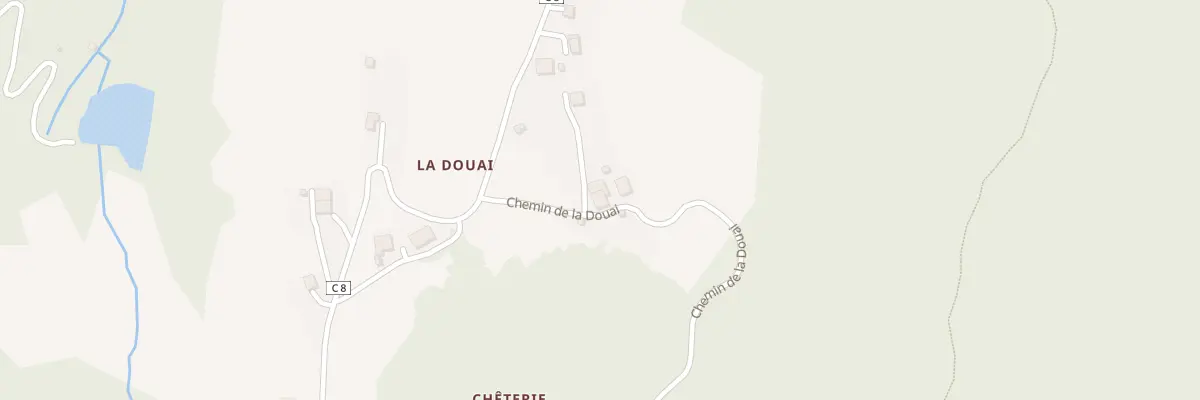 Plan du 89 Che de la Douai à Bellevaux