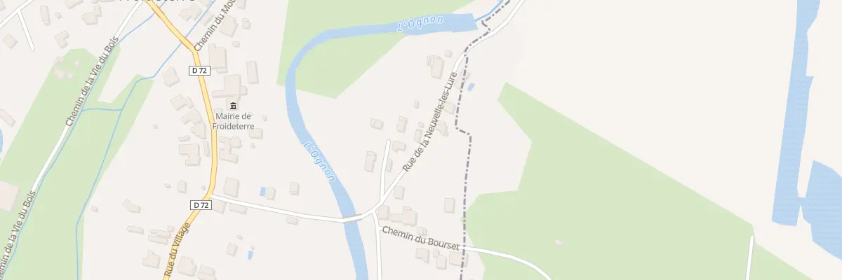 Plan du 8 Rte de la Neuvelle à Froideterre
