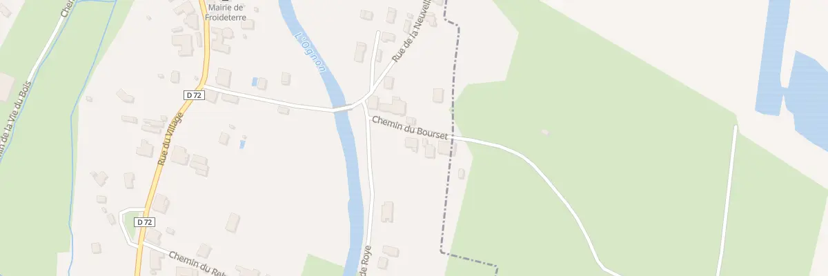 Plan du 1 Chem du BOURSET à Froideterre
