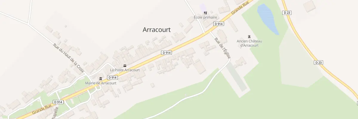 Plan du 19 Grande Rue à Arracourt