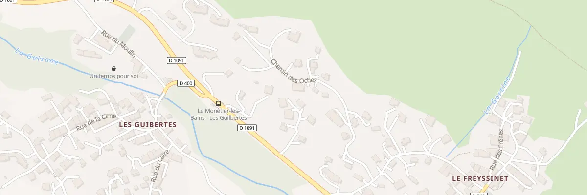 Plan du 5870 Les Oches au Monêtier-les-Bains