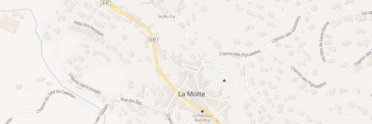 Plan du 13 Rue Tramayon à La Motte