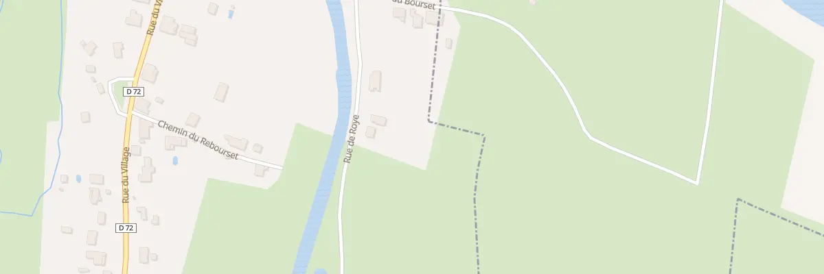 Plan du 3 Rte de ROYE à Froideterre