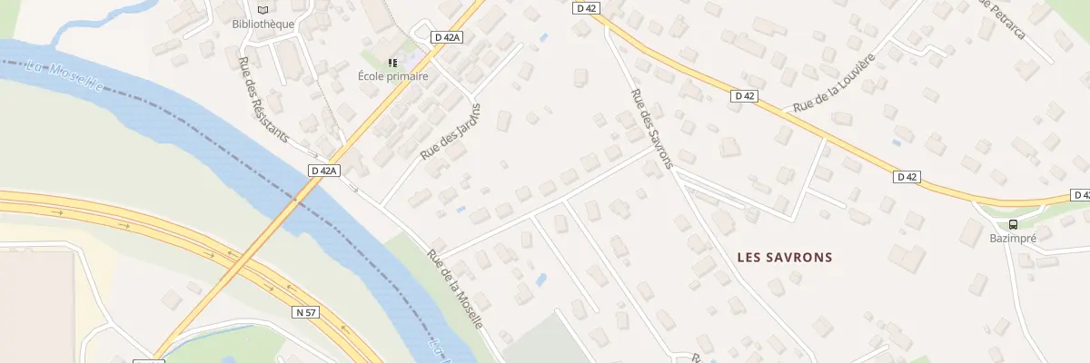 Plan du 100 Rue du Champ du Pont à Archettes