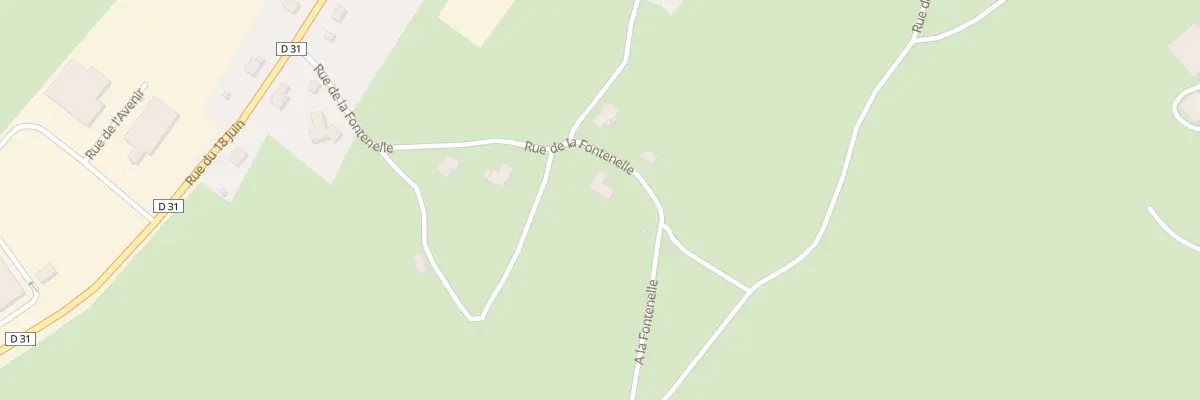 Plan du 12 Rue de la Fontenelle à Pierrefontaine-les-Varans