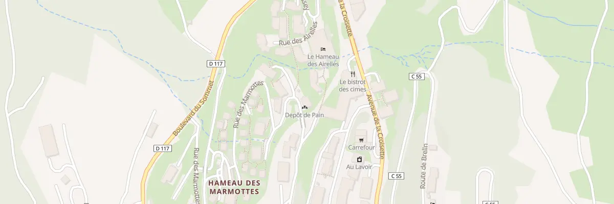 Plan du 551 Rue des Marmottes aux Belleville