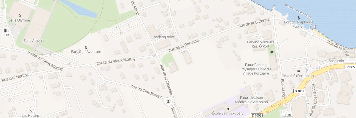 Plan du 289 Rue de la Garenne à Publier
