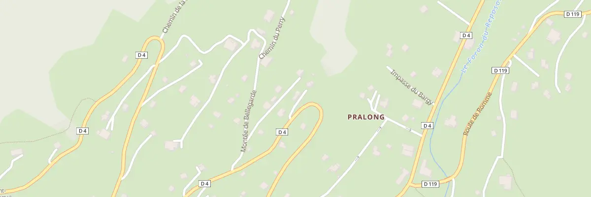 Plan du 132 Rte de la Colombière au Reposoir