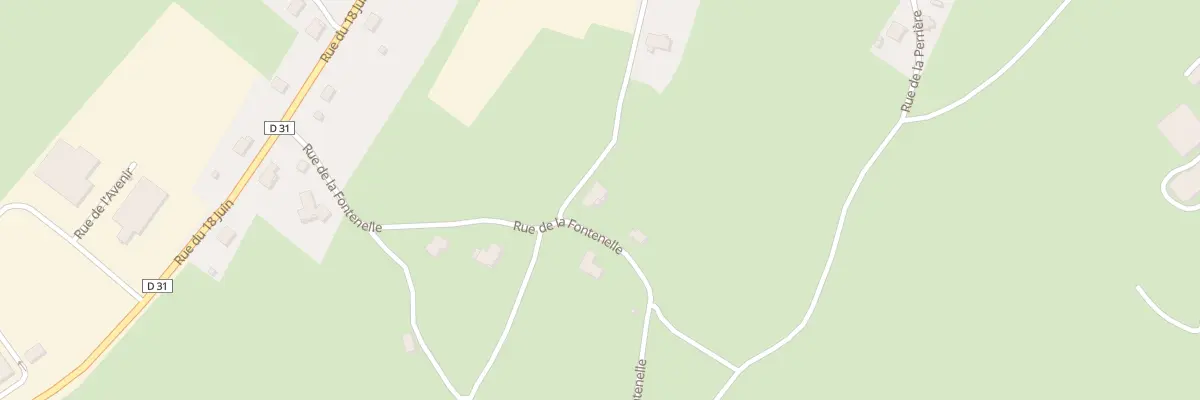 Plan du 5 Rue de la Fontenelle à Pierrefontaine-les-Varans